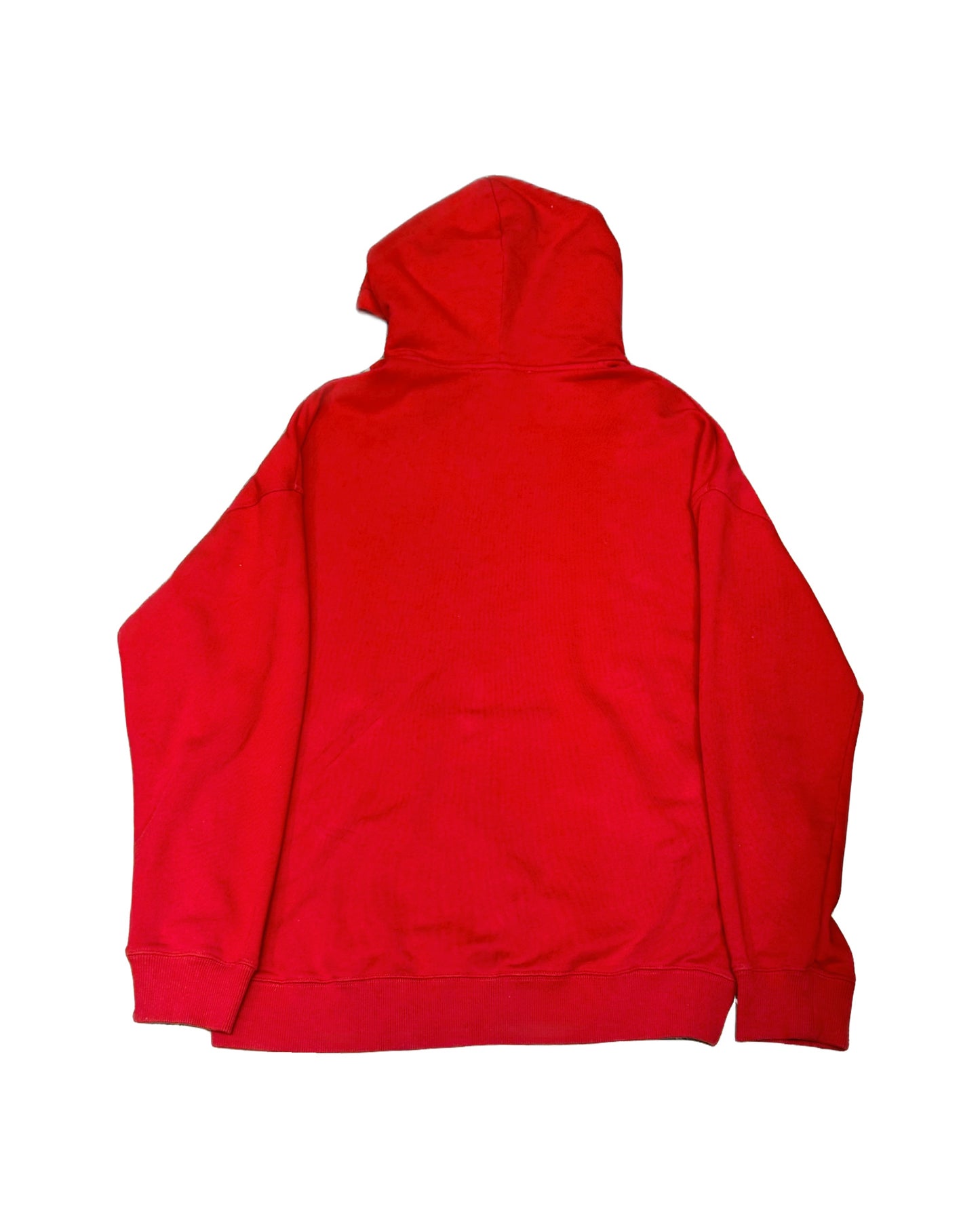 GIVENCHY Distressed Logo-Print Loopback Cotton-Jersey Hoodie - Men - Red