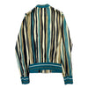 DOLCE & GABBANA Multicolor Viscose Striped Full Zip Jacket