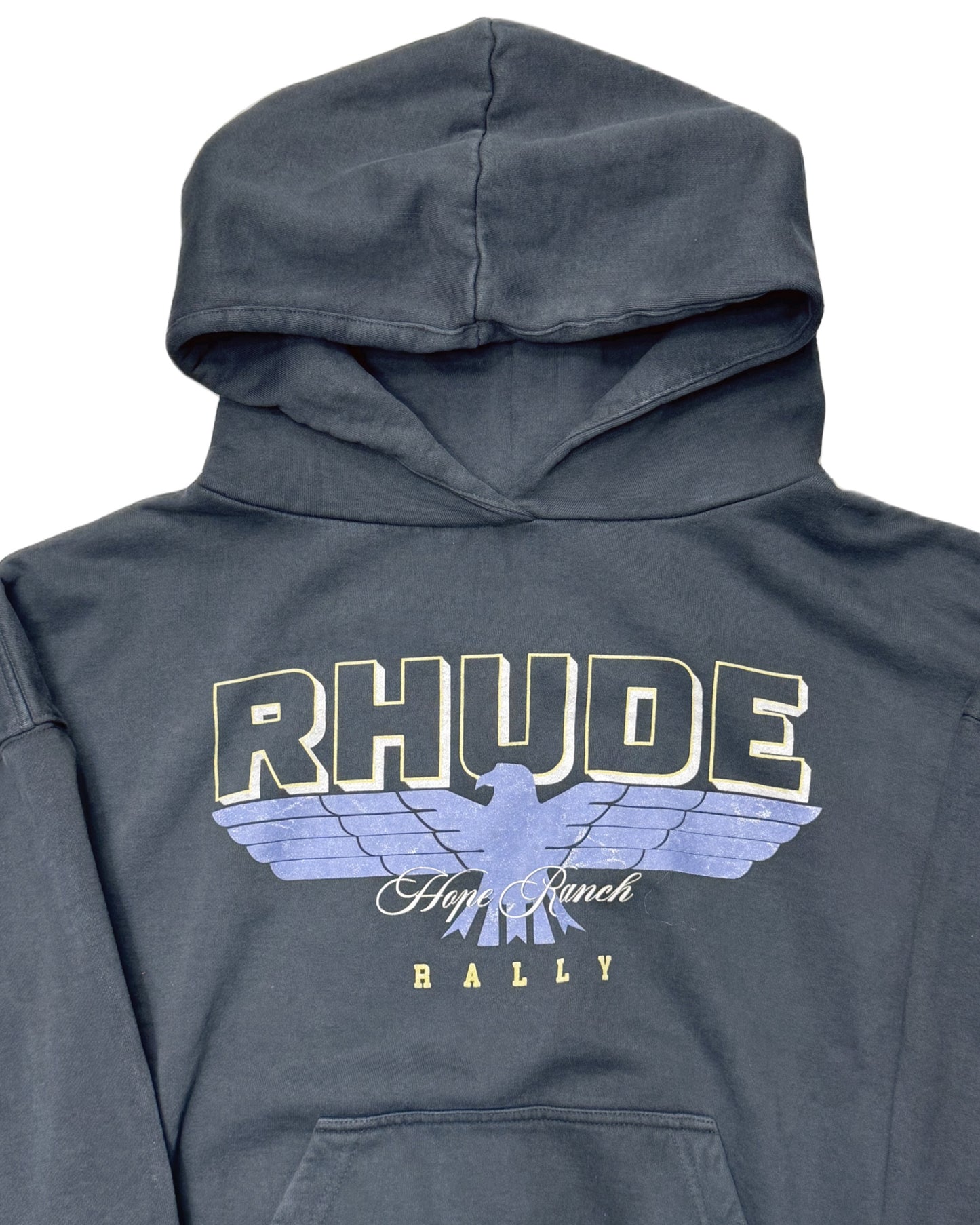 RHUDE Ranch Logo-Print Cotton Hoodie