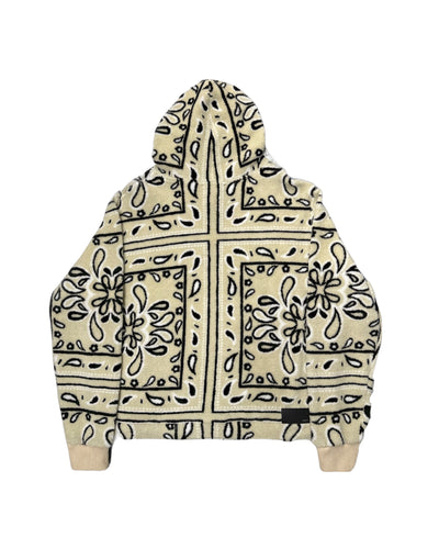 AMIRI Tan Bandana Print Hoodie