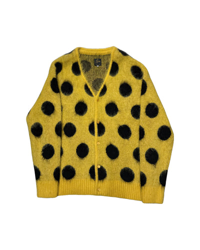 NEEDLES Mohair Polka Dot Print Cardigan