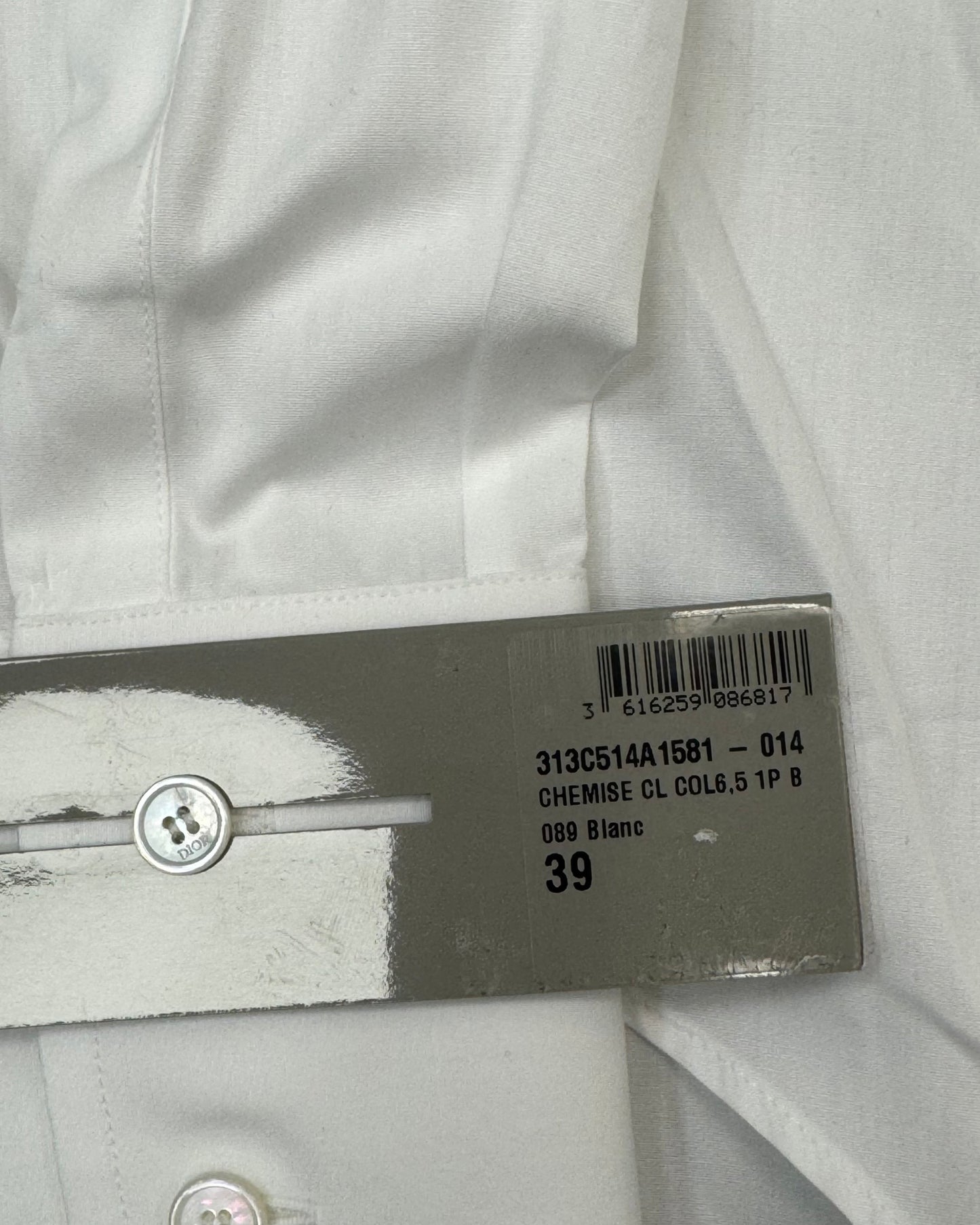 DIOR X ERL White Logo Button Up Shirt