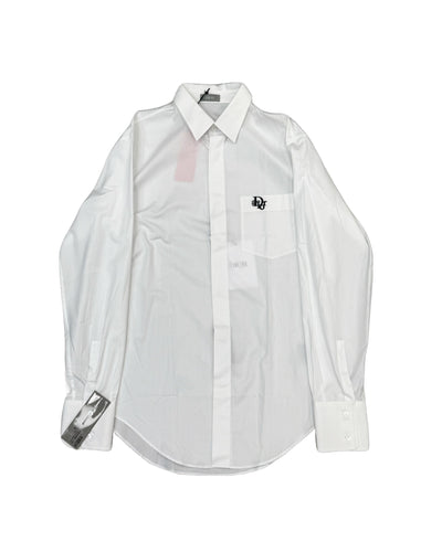 DIOR X ERL White Logo Button Up Shirt